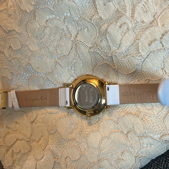 Origami Owl Locket Watch Women 38mm Gold Tone Love Heart K/Rose/Charms Bling main image 8